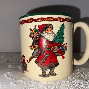 Vintage Kris Kringle coffee mug.